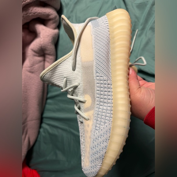 ADIDAS Like New YEEZY BOOST 350 V2 cloud white FW3043 AUTHENTIC size 13